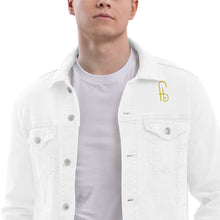 Load image into Gallery viewer, FB Classic Embroidered Unisex denim jacket - Frantz Benjamin