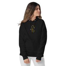 Load image into Gallery viewer, Big FB Embrodery Unisex eco raglan hoodie - Frantz Benjamin