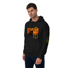 Load image into Gallery viewer, Sunset Print Canvas Unisex eco raglan hoodie - Frantz Benjamin