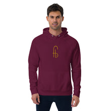 Load image into Gallery viewer, Big FB Embrodery Unisex eco raglan hoodie - Frantz Benjamin