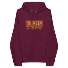 Load image into Gallery viewer, Jesus Saves Embrodery Unisex eco raglan hoodie - Frantz Benjamin