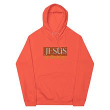 Load image into Gallery viewer, Jesus Saves Embrodery Unisex eco raglan hoodie - Frantz Benjamin
