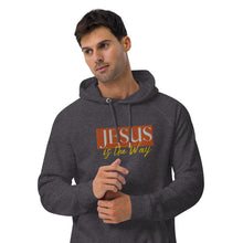 Load image into Gallery viewer, Jesus Saves Embrodery Unisex eco raglan hoodie - Frantz Benjamin