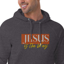 Load image into Gallery viewer, Jesus Saves Embrodery Unisex eco raglan hoodie - Frantz Benjamin