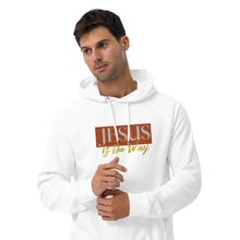 Load image into Gallery viewer, Jesus Saves Embrodery Unisex eco raglan hoodie - Frantz Benjamin