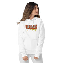 Load image into Gallery viewer, Jesus Saves Embrodery Unisex eco raglan hoodie - Frantz Benjamin