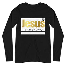 Load image into Gallery viewer, Jesus is the way Unisex Long Sleeve Tee - Frantz Benjamin