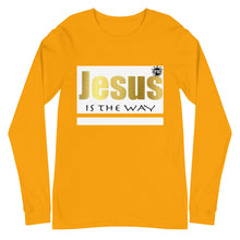 Load image into Gallery viewer, Jesus is the way Unisex Long Sleeve Tee - Frantz Benjamin