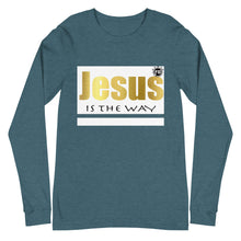 Load image into Gallery viewer, Jesus is the way Unisex Long Sleeve Tee - Frantz Benjamin