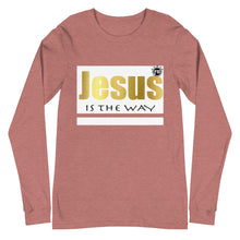 Load image into Gallery viewer, Jesus is the way Unisex Long Sleeve Tee - Frantz Benjamin