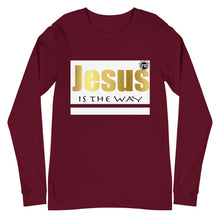 Load image into Gallery viewer, Jesus is the way Unisex Long Sleeve Tee - Frantz Benjamin