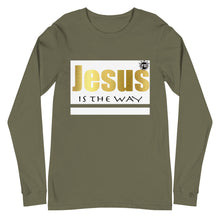 Load image into Gallery viewer, Jesus is the way Unisex Long Sleeve Tee - Frantz Benjamin