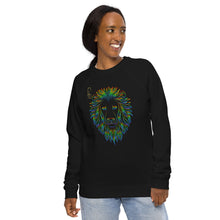 Load image into Gallery viewer, Lion Head Unisex organic raglan sweatshirt - Frantz Benjamin