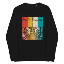 Load image into Gallery viewer, Vintage FB Unisex organic raglan sweatshirt - Frantz Benjamin