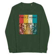 Load image into Gallery viewer, Vintage FB Unisex organic raglan sweatshirt - Frantz Benjamin