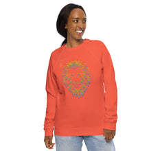 Load image into Gallery viewer, Lion Head Unisex organic raglan sweatshirt - Frantz Benjamin