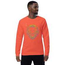 Load image into Gallery viewer, Lion Head Unisex organic raglan sweatshirt - Frantz Benjamin