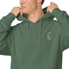 Load image into Gallery viewer, FB Emb Unisex pigment-dyed hoodie - Frantz Benjamin