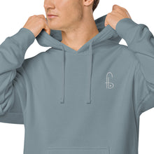 Load image into Gallery viewer, FB Emb Unisex pigment-dyed hoodie - Frantz Benjamin