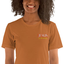 Load image into Gallery viewer, JS Embroidered Unisex t-shirt - Frantz Benjamin