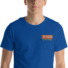 Load image into Gallery viewer, JS Embroidered Unisex t-shirt - Frantz Benjamin