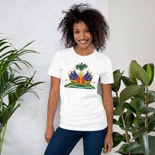 Load image into Gallery viewer, Haitian Flag Print Unisex t-shirt - Frantz Benjamin