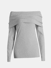 Load image into Gallery viewer, Off-Shoulder Long Sleeve Sweater
