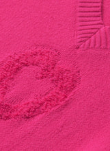 Load image into Gallery viewer, Pearl Trim Heart V-Neck Sweater
