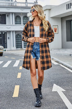 Load image into Gallery viewer, Lovelet Plaid Button Up Collared Neck Shirt
