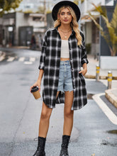 Load image into Gallery viewer, Lovelet Plaid Button Up Collared Neck Shirt
