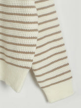Load image into Gallery viewer, Striped Half Zip Long Sleeve Sweater
