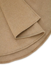 Load image into Gallery viewer, Fuzzy Trim Long Sleeve Poncho
