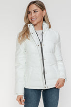 Load image into Gallery viewer, YMI Pocketed Zip Up Turtleneck Puffer Jacket
