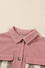 Load image into Gallery viewer, Pocketed Plaid Collared Neck Shacket
