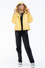 Load image into Gallery viewer, How Dare U Drawstring Hem PU Leather Zip Up Jacket
