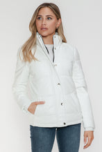 Load image into Gallery viewer, YMI Pocketed Zip Up Turtleneck Puffer Jacket
