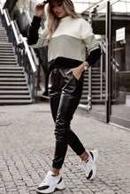 Load image into Gallery viewer, Striped Color Block Long Sleeve Knit Top
