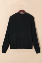 Load image into Gallery viewer, Floral Applique Drop Shoulder Open Front Cardigan
