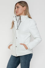 Load image into Gallery viewer, YMI Pocketed Zip Up Turtleneck Puffer Jacket
