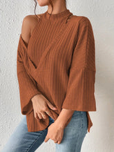 Load image into Gallery viewer, Grecian Neck Knit Vest and Drop Shoulder Top
