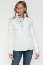 Load image into Gallery viewer, Snobbish Pocketed Zip Up Turtleneck Puffer Jacket
