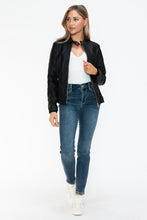 Load image into Gallery viewer, Snobbish PU Leather Biker Jacket with Side Zip Pockets
