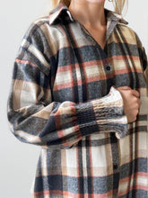 Load image into Gallery viewer, Plaid Button Up Long Sleeve Shirt
