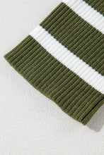 Load image into Gallery viewer, Striped Contrast Long Sleeve Knit Top
