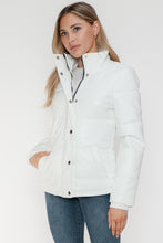 Load image into Gallery viewer, YMI Pocketed Zip Up Turtleneck Puffer Jacket
