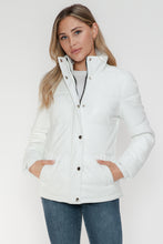 Load image into Gallery viewer, YMI Pocketed Zip Up Turtleneck Puffer Jacket
