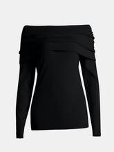 Load image into Gallery viewer, Off-Shoulder Long Sleeve Sweater
