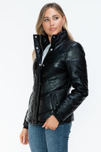 Load image into Gallery viewer, Snobbish Pocketed Zip Up Turtleneck Puffer Jacket
