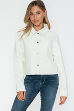 Load image into Gallery viewer, Snobbish Snap Down Long Sleeve PU Leather Jacket
