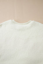 Load image into Gallery viewer, HOWDY Patched Round Neck Sherpa Sweatshirt
